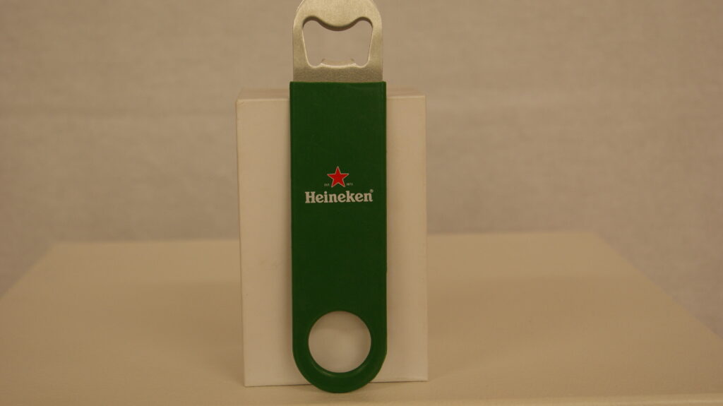 Heineken opener plat groen PV Heineken Den Bosch